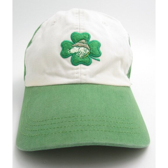Women Lucky Cloverleaf Salt Dog Embroidered Adjustable Hat (C) - Picture 1 of 6